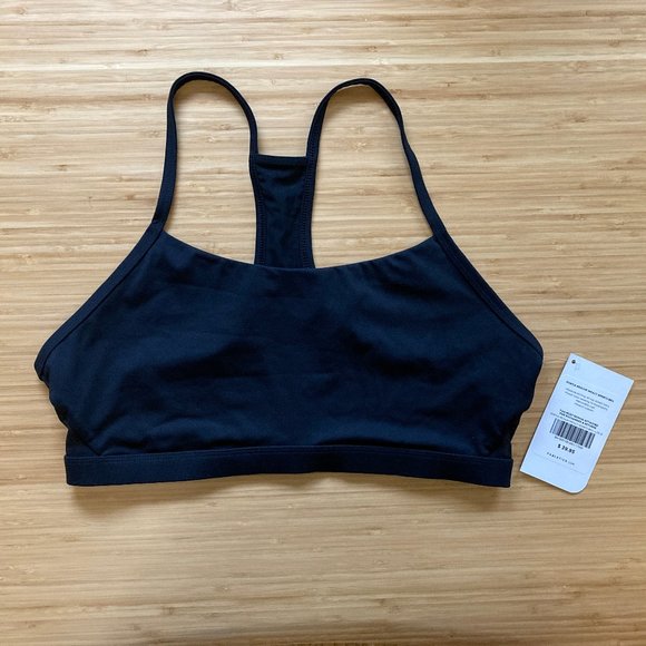 NWT Fabletics Black Portia Racerback Sports Bra - Picture 4 of 6